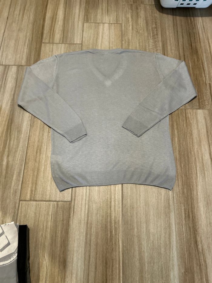Pull gris L Blanche porte - photo numéro 3
