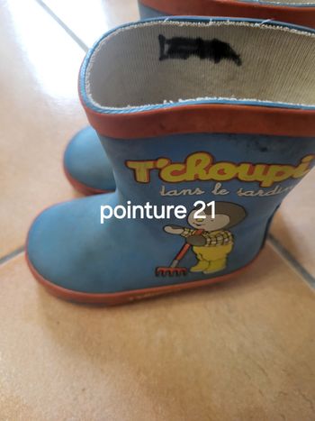 Bottes de pluie tchoupi pointure 21