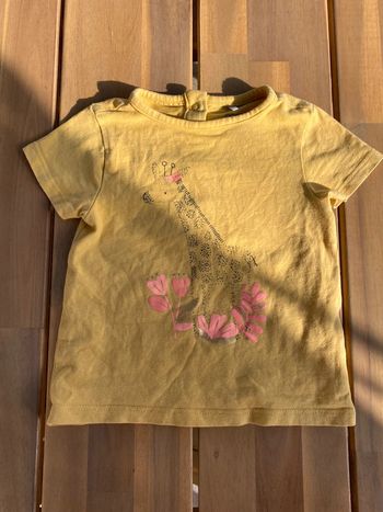t-shirt manches courtes 12 mois