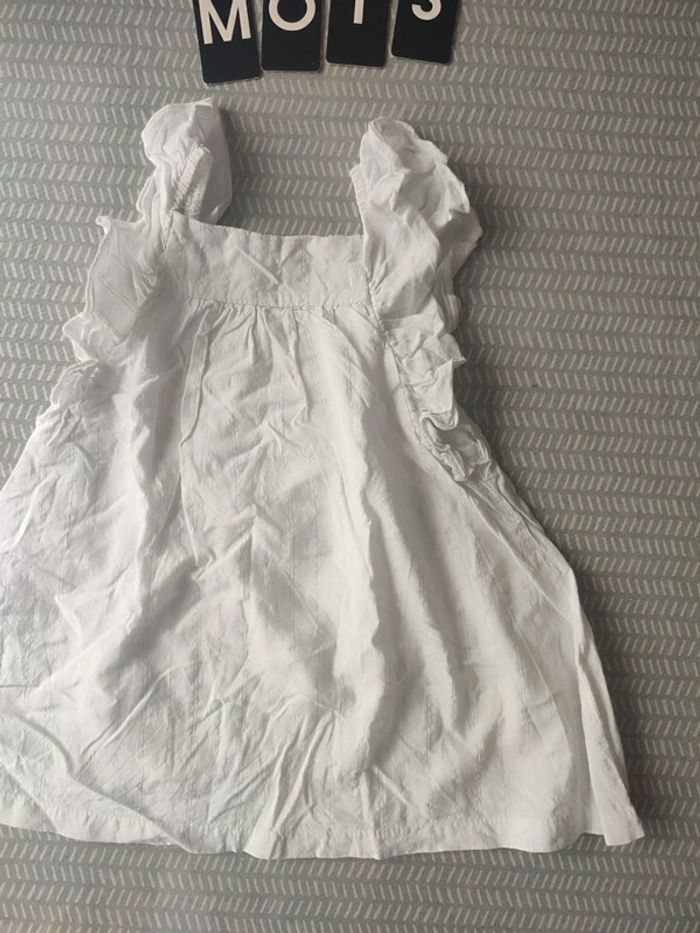 Robe blanche fil argenté – Taille 18 mois – TEX - photo numéro 3