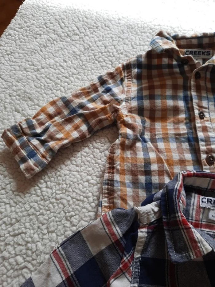 Lot 2 chemises Creeks 6 mois - photo numéro 4