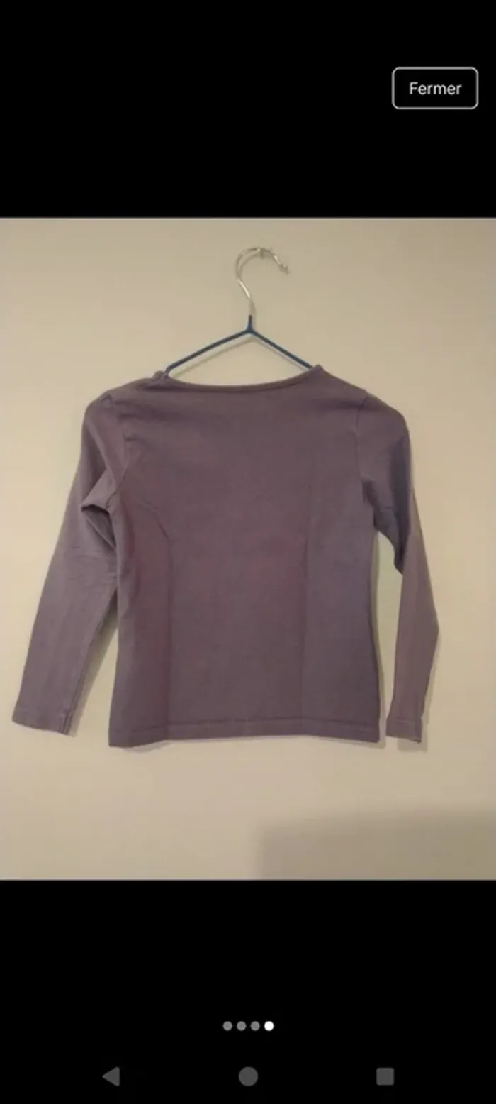 Chemise fille manches longues - photo numéro 4
