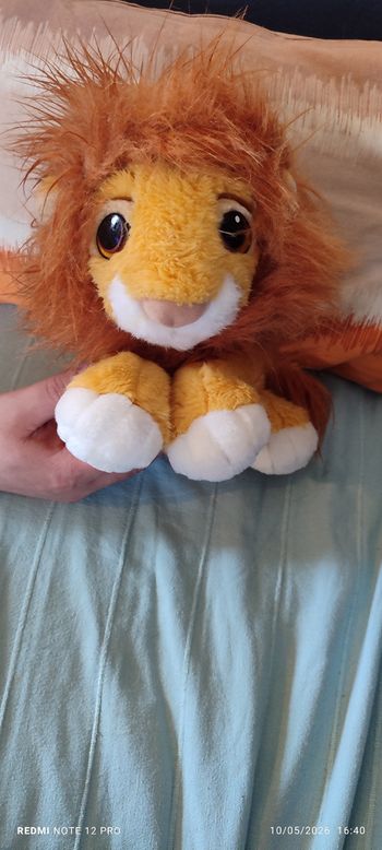 Doudou roi lion 94