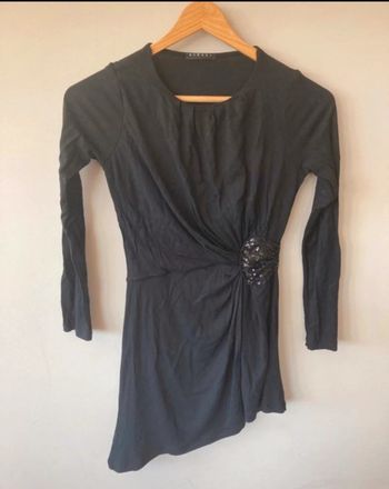 Robe fille noire sisley 8/9ans