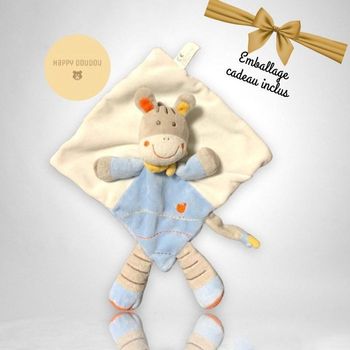 Peluche Doudou vache zèbre Nicotoy DP112