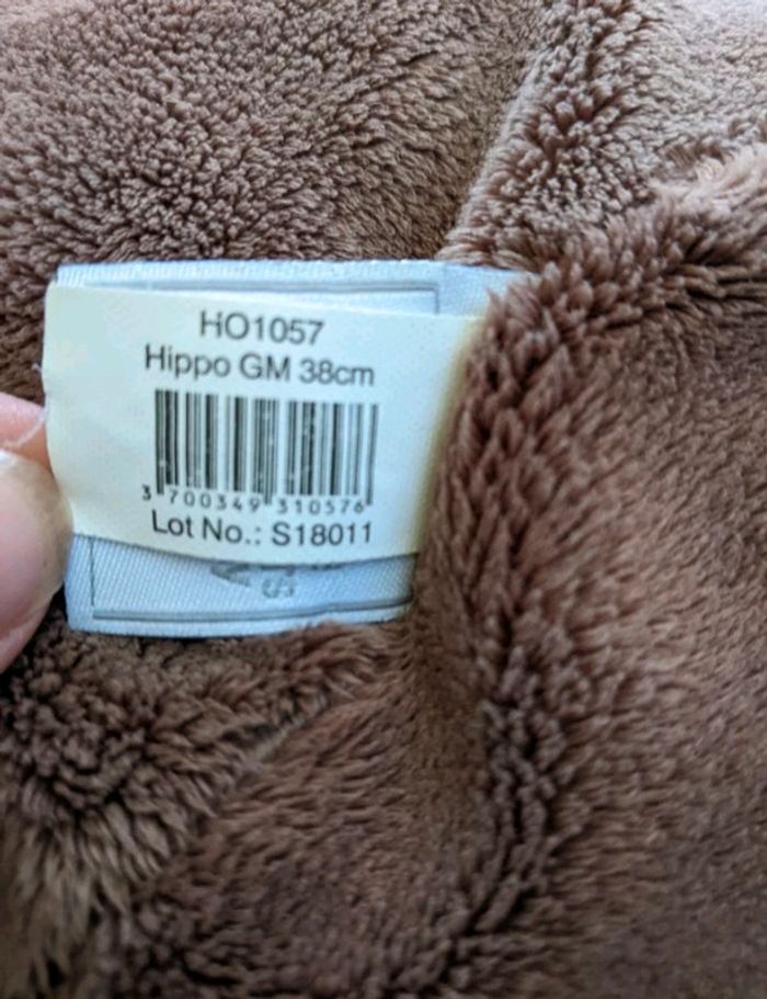 Hippopotame histoire d'ours 38cm - photo numéro 2