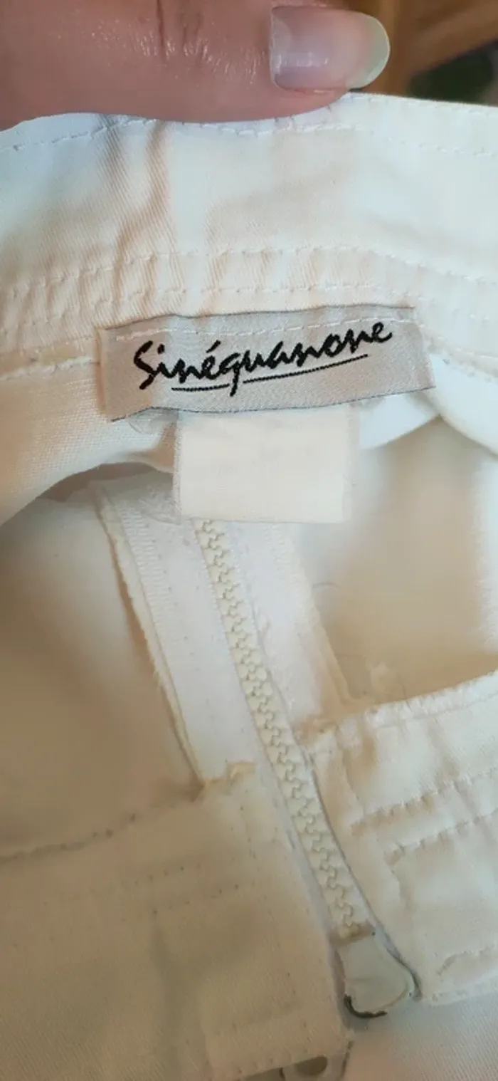 Jupe vintage blanche Sinequanone - photo numéro 4