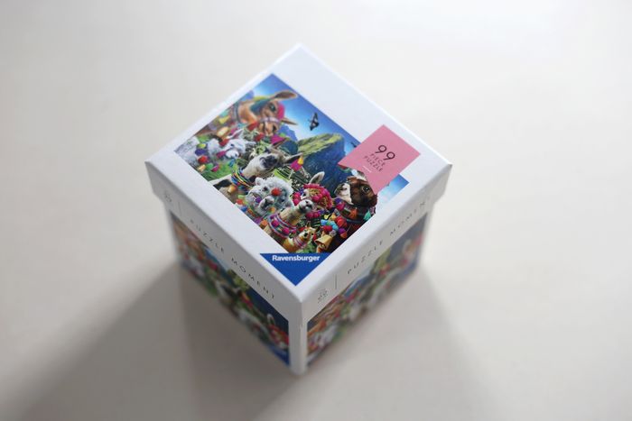 Mini puzzle 99 pièces "Les lamas" Puzzle moment Ravensburger - photo numéro 3