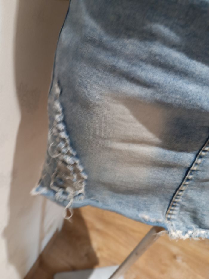 Mini jupe femme jean t 40/42 - photo numéro 2