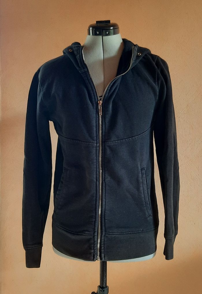 Veste sweat-shirt à capuche avec zip, Zara, homme, taille S
