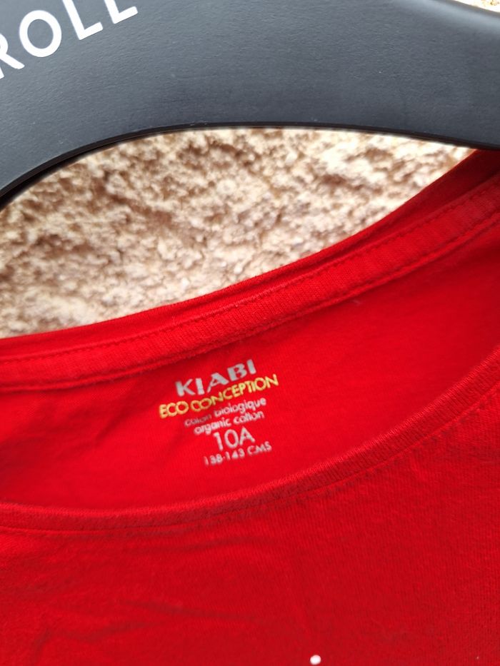 🎅 T-shirt de Noël manches longues Kiabi 10 ans - photo numéro 3