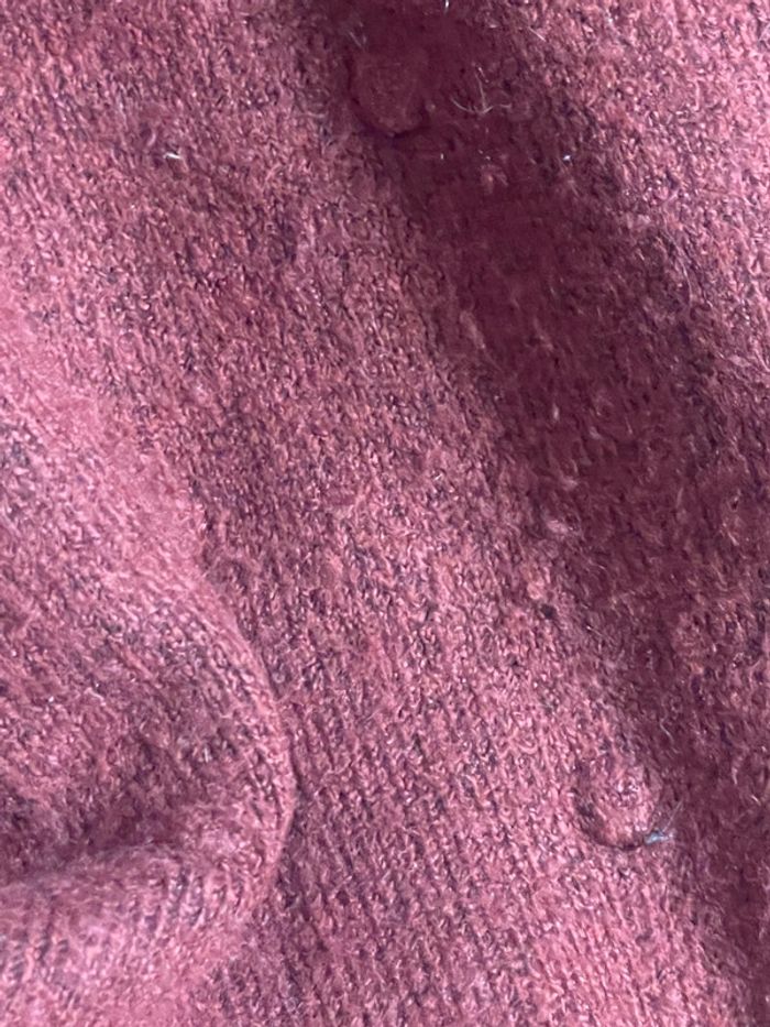 Pull bordeaux - photo numéro 3
