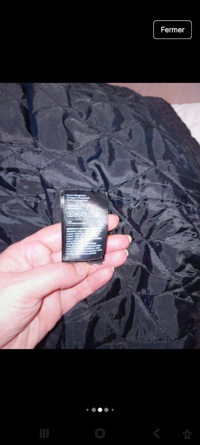 Parka noire 11-12 ans H&M - photo numéro 6