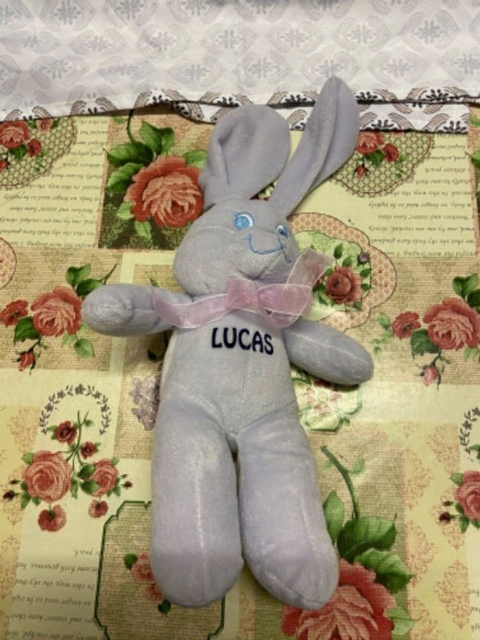 Peluche lapin Lucas