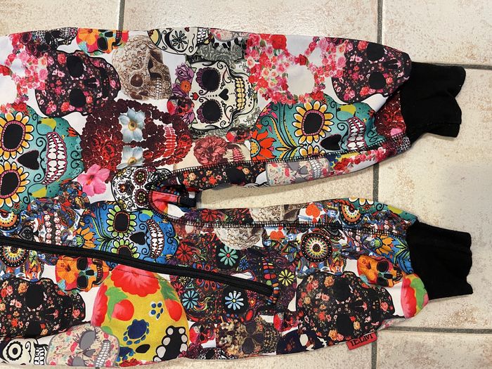 Combinaison étanche IELM 92cm (18-24 mois) fete des morts - photo numéro 4