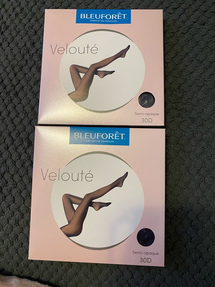 Lot de 2 paires de collants bleuforêt neuf 36/38