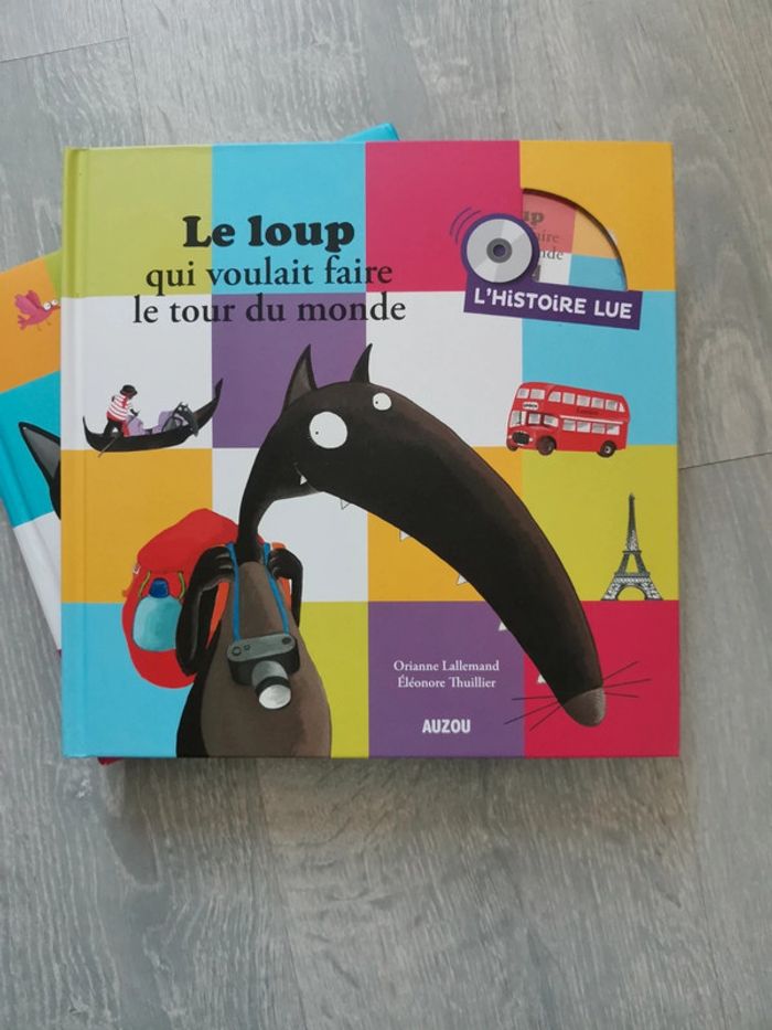 Lot de 3 livres le loup auzou dont 1 audio - photo numéro 3