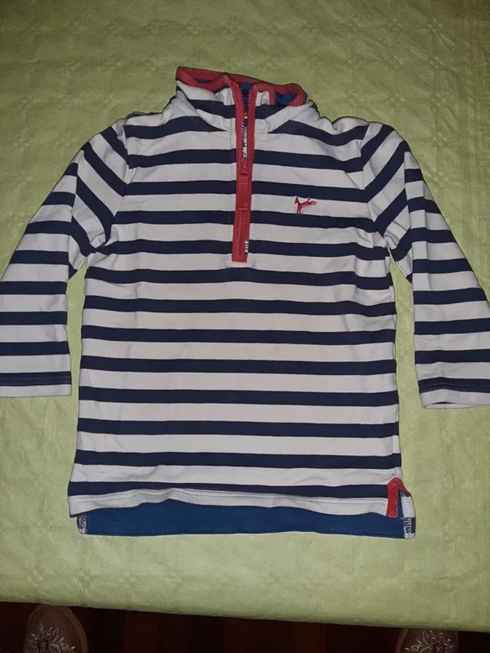 Pull petit zip