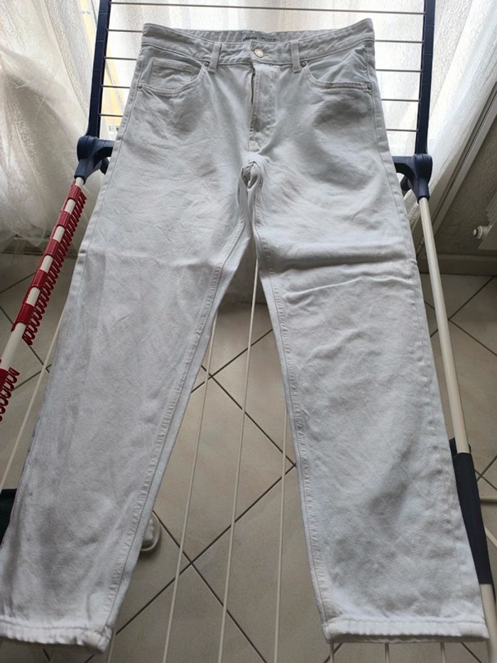 Jean blanc Bershka 42 - photo numéro 4