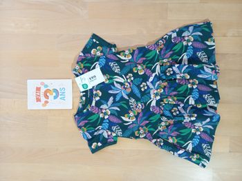 🌴​ NEUVE Robe Vertbaudet 3 ans fleurs