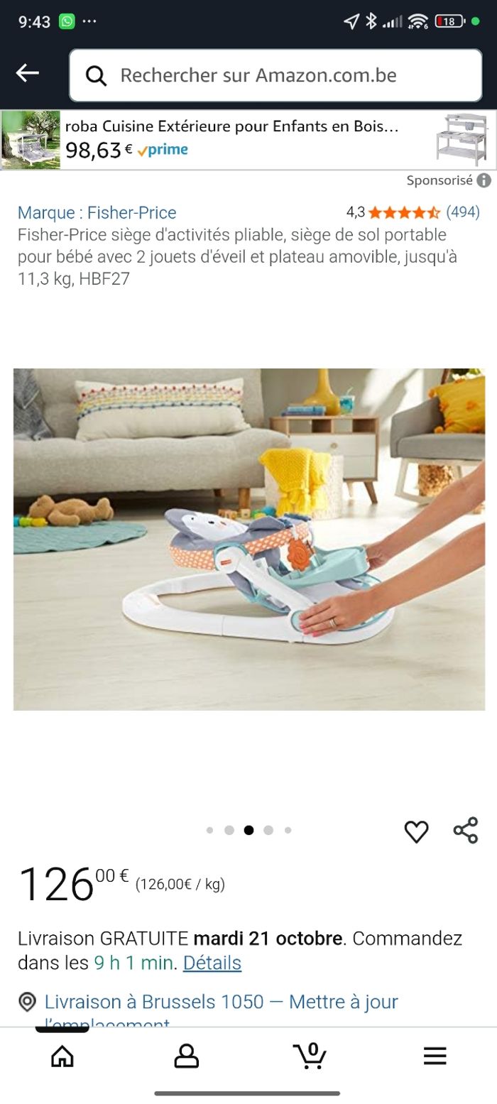 Siège sit me up - photo numéro 6