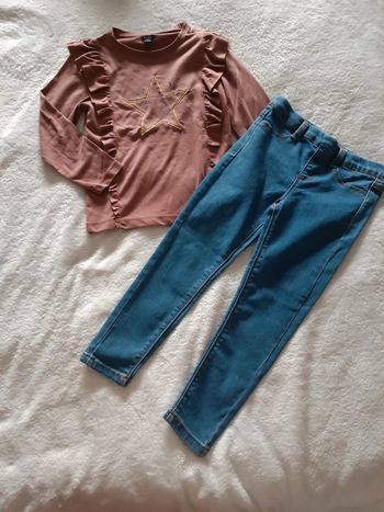 Ensemble jegging blouse 5/6 ans