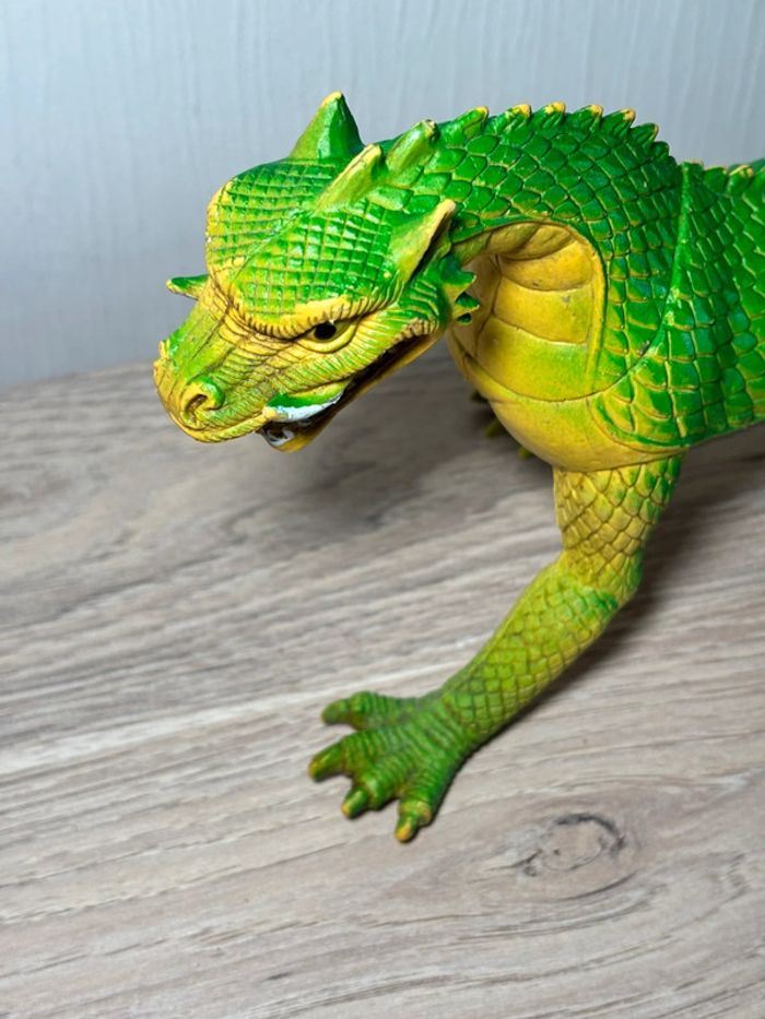 Monstre hydre vintage jouet figurine Conan le Barbare Dragon Toy Green/Yellow Delavennat Remco 1984 - photo numéro 2