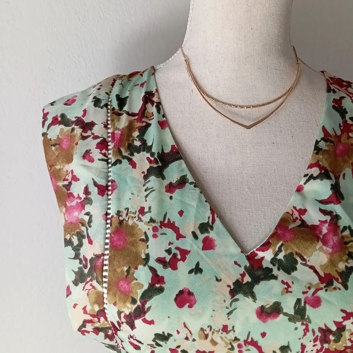 Robe d'été imprimé fleurs Taille S Marque Sweewë avec étiquette - photo numéro 6