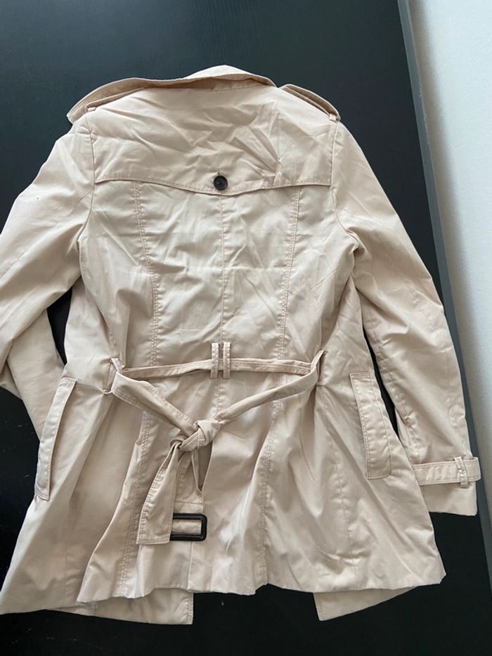 Trench court beige / Taille M - photo numéro 6