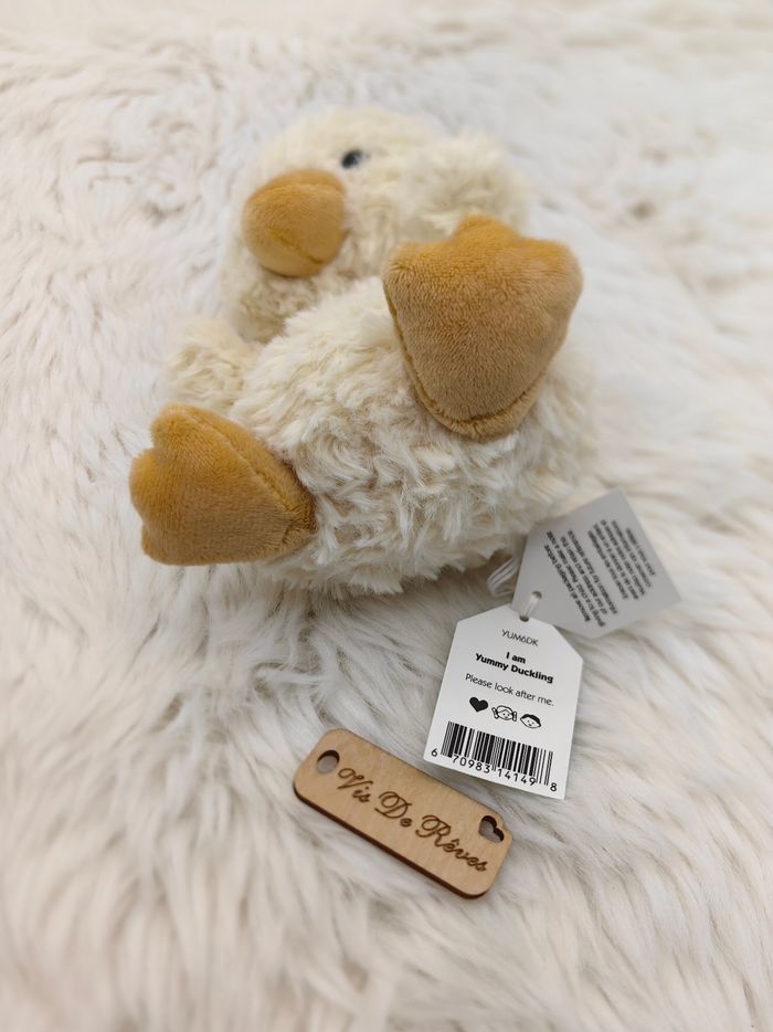 Doudou peluche Canard  Yummy Duckling Jellycat - photo numéro 6