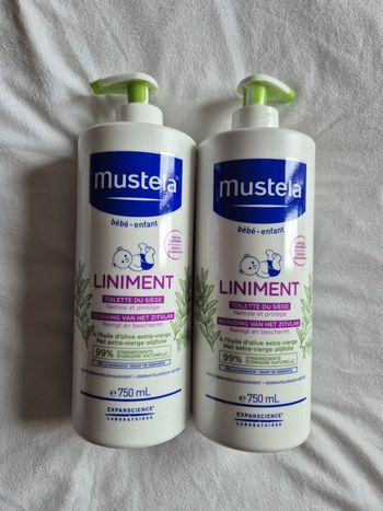 Lot de 2 flacons liniment Mustela 750ml