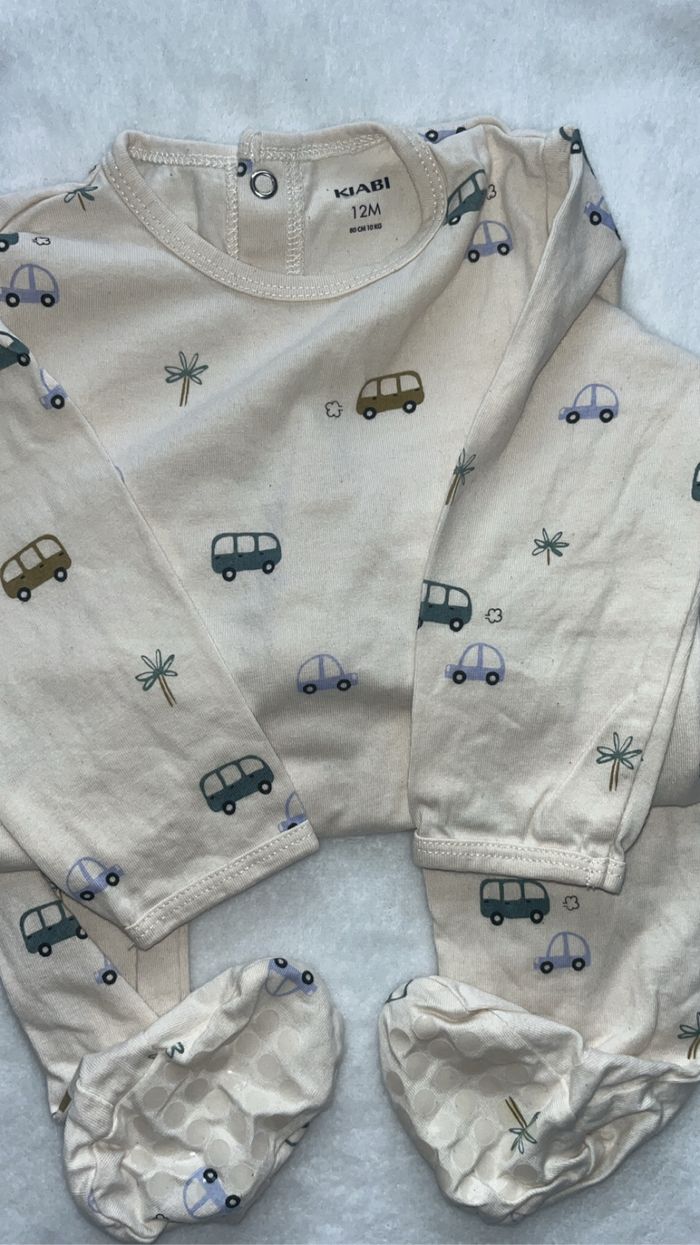 Lot 3 pyjama coton avec pied antidérapant - photo numéro 6