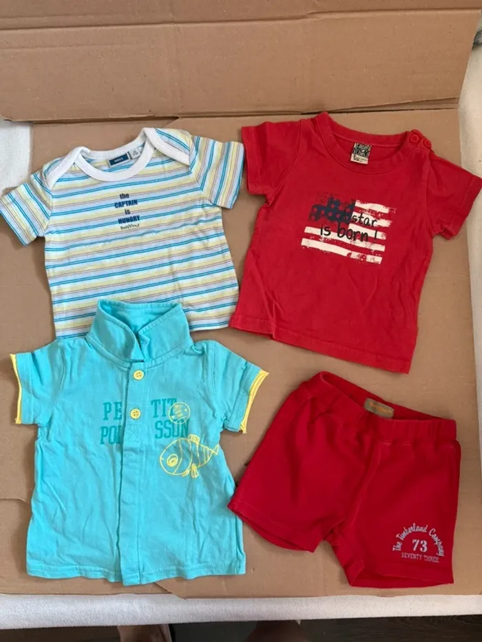 Lot de 40 vêtements taille 3 mois - photo numéro 9