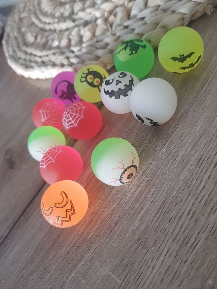 Lot balles rebondissantes halloween - photo numéro 2