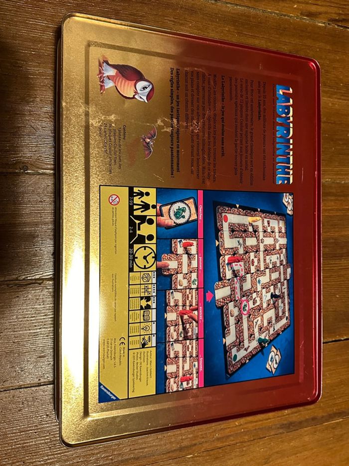 Ravensburger jeu de société Labyrinthe original boîte métal métallique collector édition spéciale - photo numéro 2