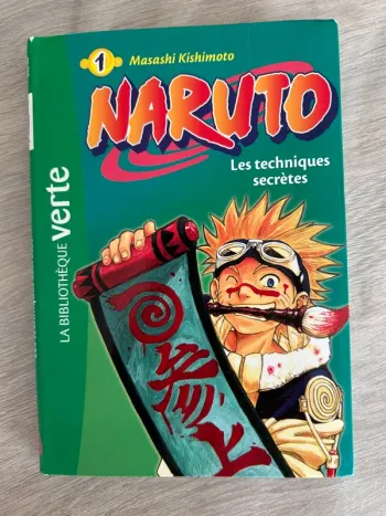 Livre Naruto tome 1 bibliothèque verte
