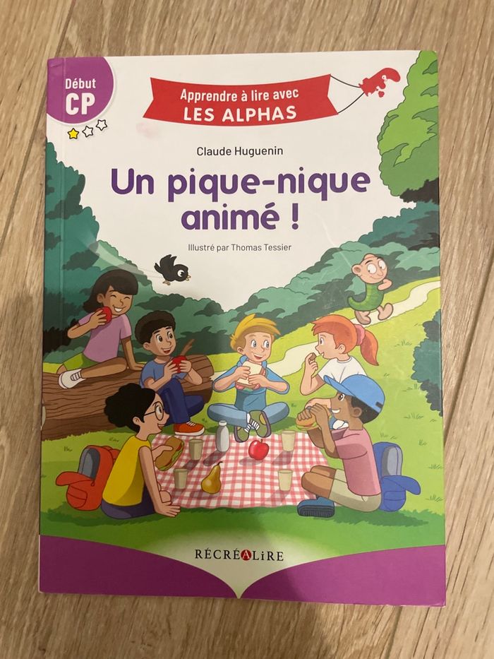 Livre Un pique-nique animé Les Alphas