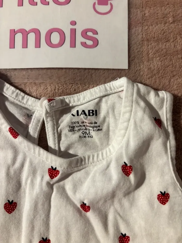 Robe manches courtes 9 mois - photo numéro 2