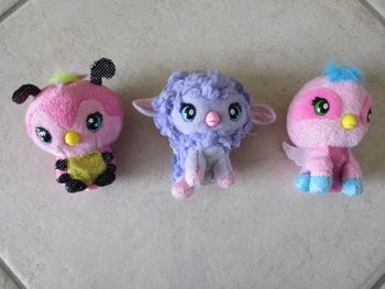 Lot de 3 peluches Hatchimals