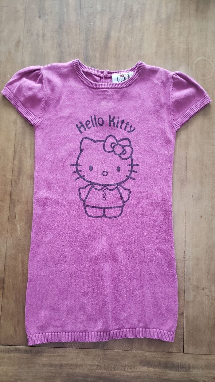 Robe manche courte Hello Kitty 100% coton