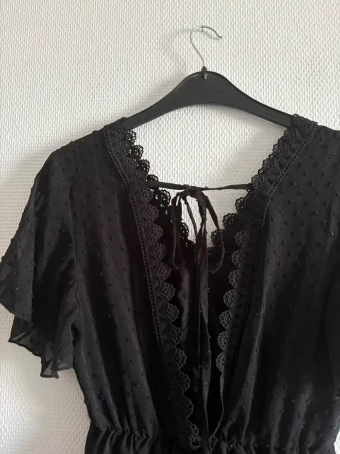 Robe noire à pois noire - photo numéro 2