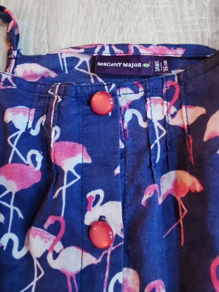 Lot de 2 combishorts été fille 3ans sergent major tbe - photo numéro 3