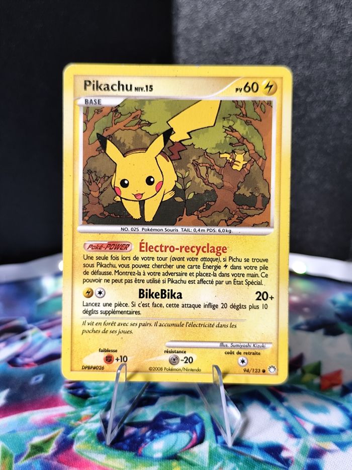 Carte pokémon 🇨🇵 Pikachu 94/123 diamant et perle