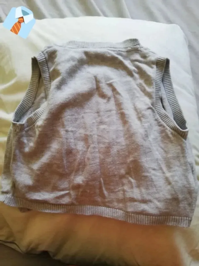 Gilet Gris Sans Manches - Style Été - Marque Tape à l'Oeil - 23 Mois - photo numéro 2