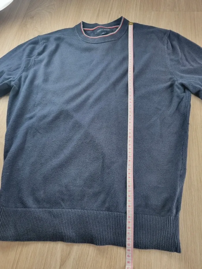 Pull a col rond Cachemire bleue Tommy Hilfiger Homme Taille S - photo numéro 5