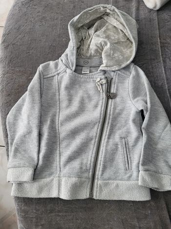Veste à capuche tex 2 ans