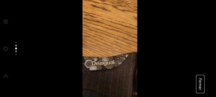 Jolie Robe grise Desigual t 38 - photo numéro 15