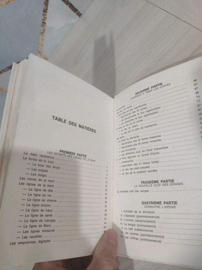 Livre connaître l'avenir lignes main tirer les cartes rêves - photo numéro 6