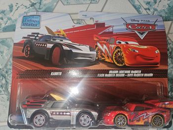 2 voitures cars disney mattel metal neuf cars disney pixar mattel