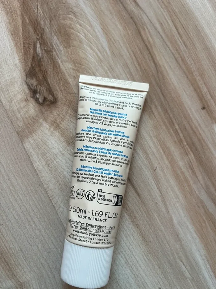 embryolisse masque hydratation intense - photo numéro 2